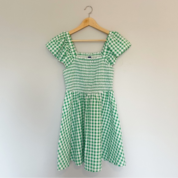 Old Navy Dresses & Skirts - Old Navy Ruffled Sleeved Checkered Dress
